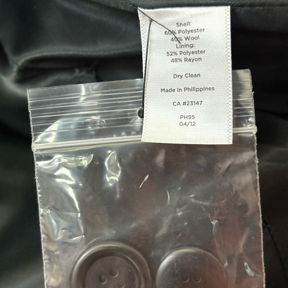 Talbots Womens Long wool blend coat size 16W - Picture 4 of 12